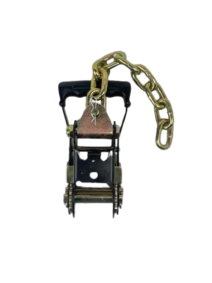 2" Black, Heavy Duty Ratchet w/ Chain Tail