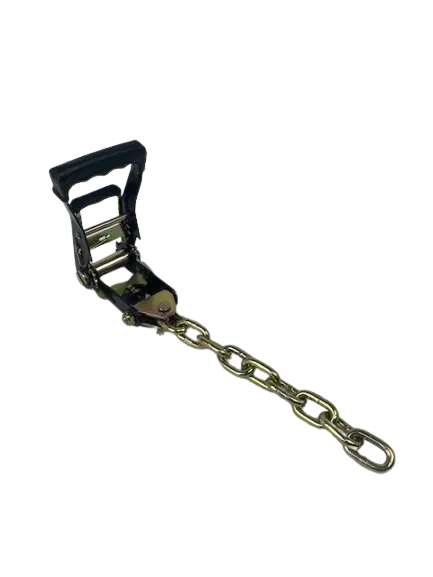 2" Black, Heavy Duty Ratchet w/ Chain Tail