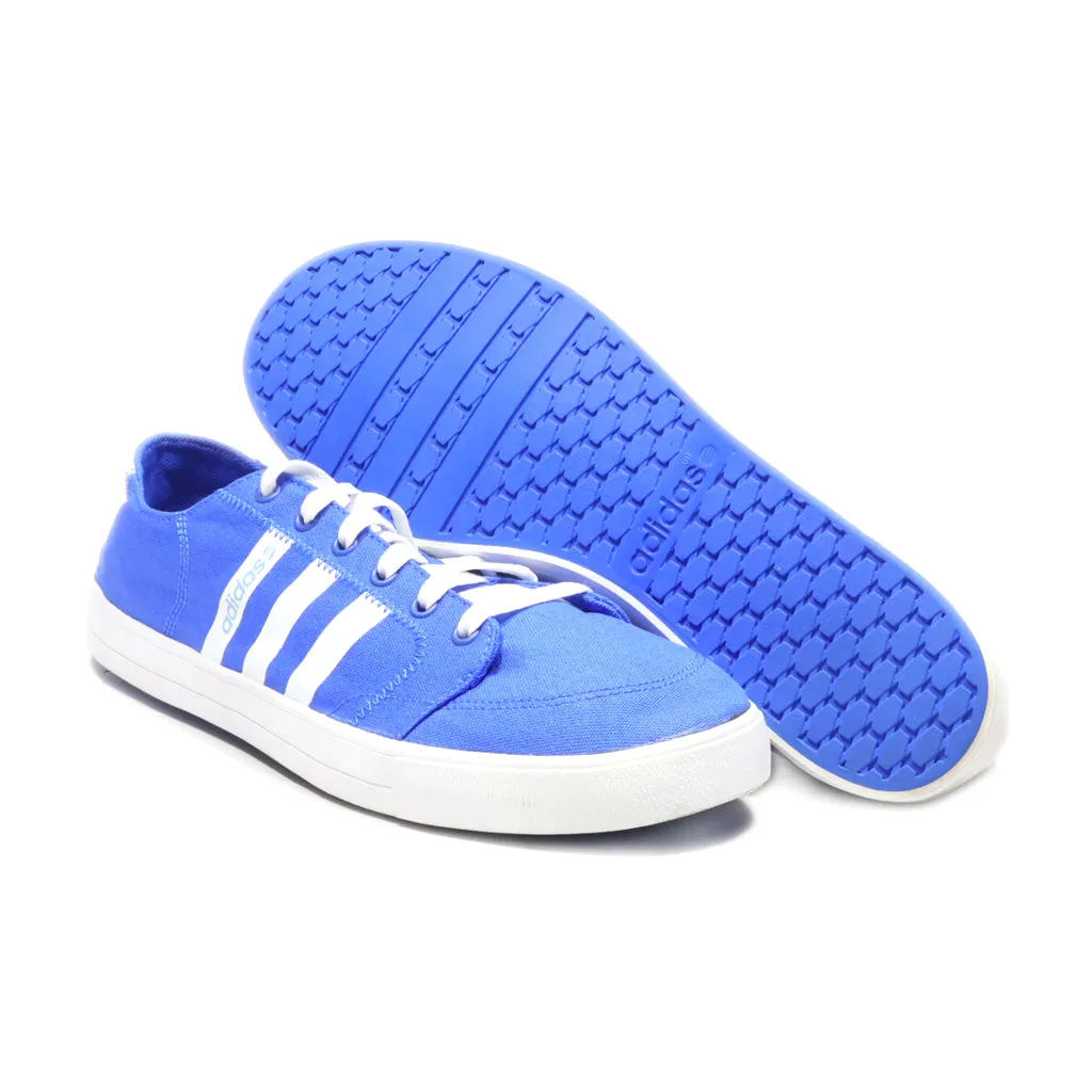 Adidas Neo Low-Top Sneakers Canvas Blue Colour For Men