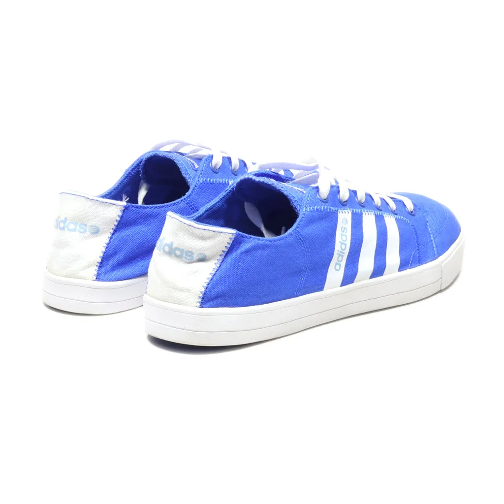 Adidas Neo Low-Top Sneakers Canvas Blue Colour For Men