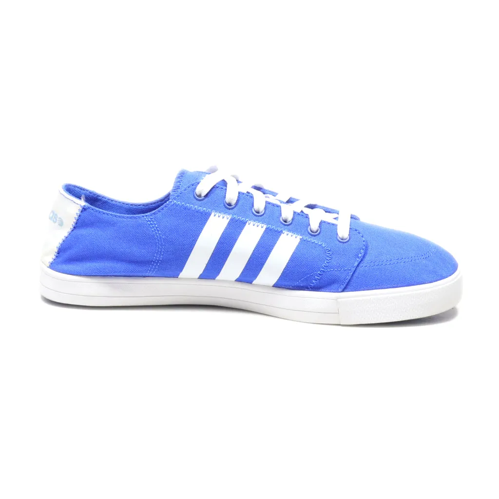 Adidas Neo Low-Top Sneakers Canvas Blue Colour For Men