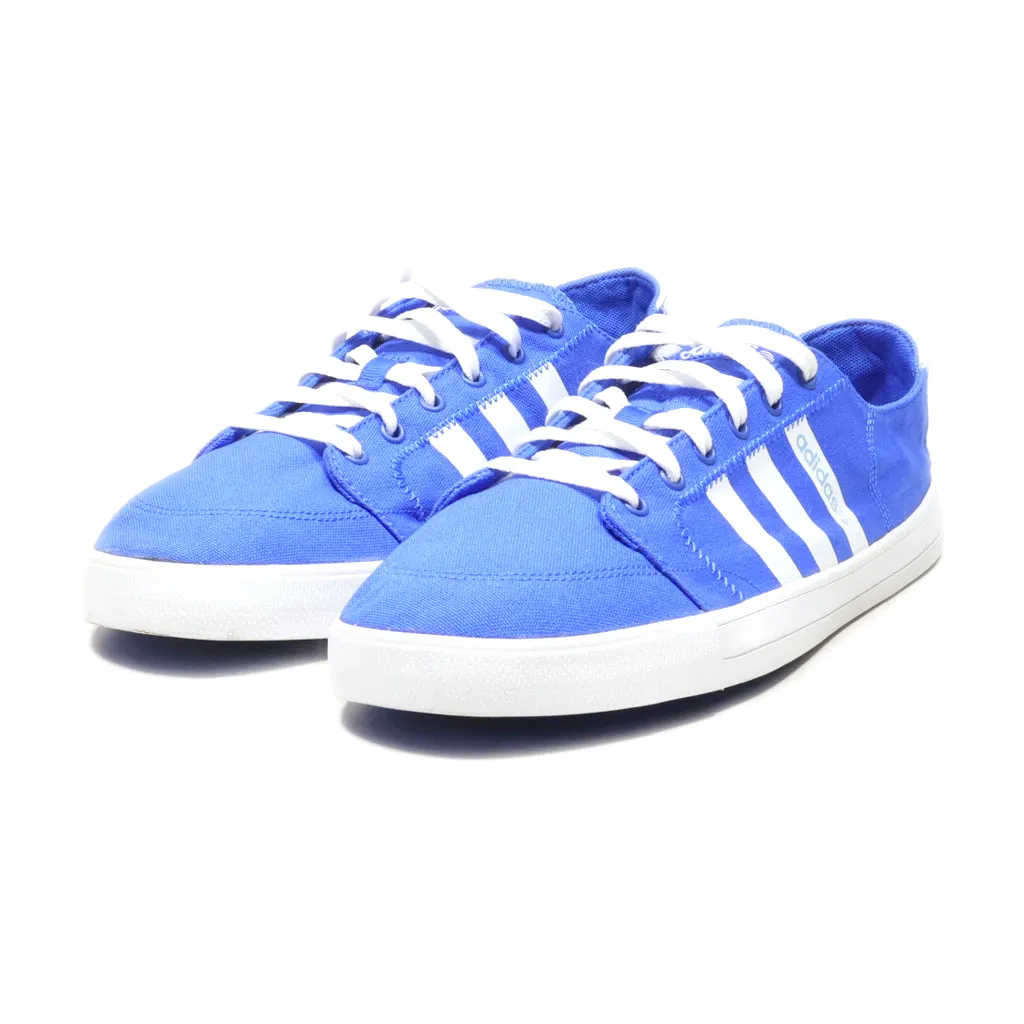Adidas Neo Low-Top Sneakers Canvas Blue Colour For Men