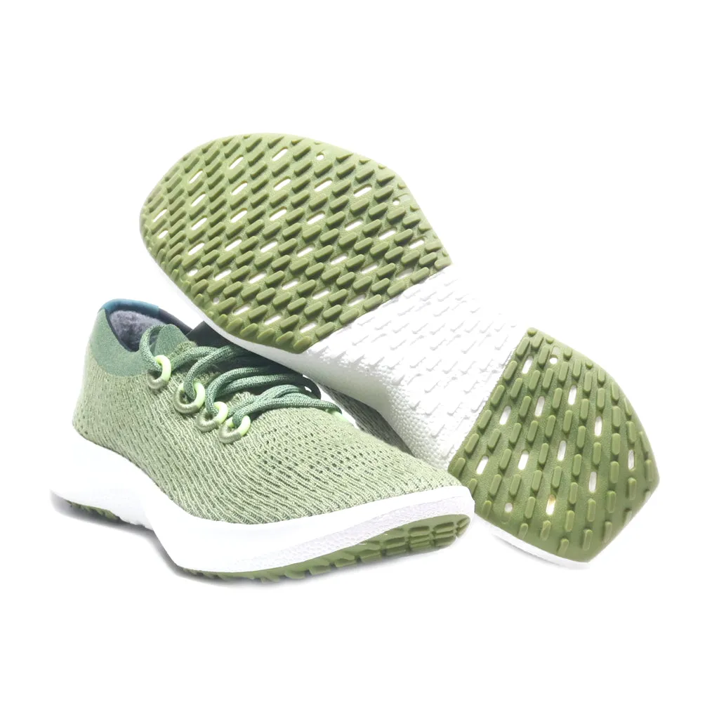Allbirds Low-Top Sneakers Fabric Green Colour For Women