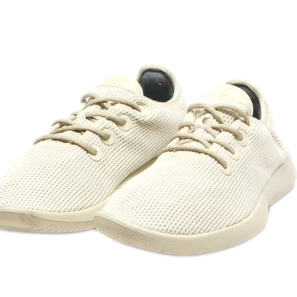 Allbirds Tree Runners Sport Shoes Fabric Beige Colour For Men