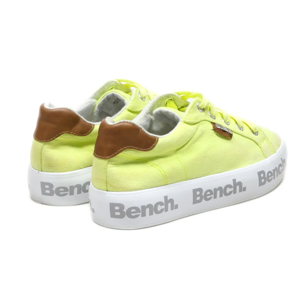 Bench. Low-Top Sneakers Fabric Yellow Colour For Women