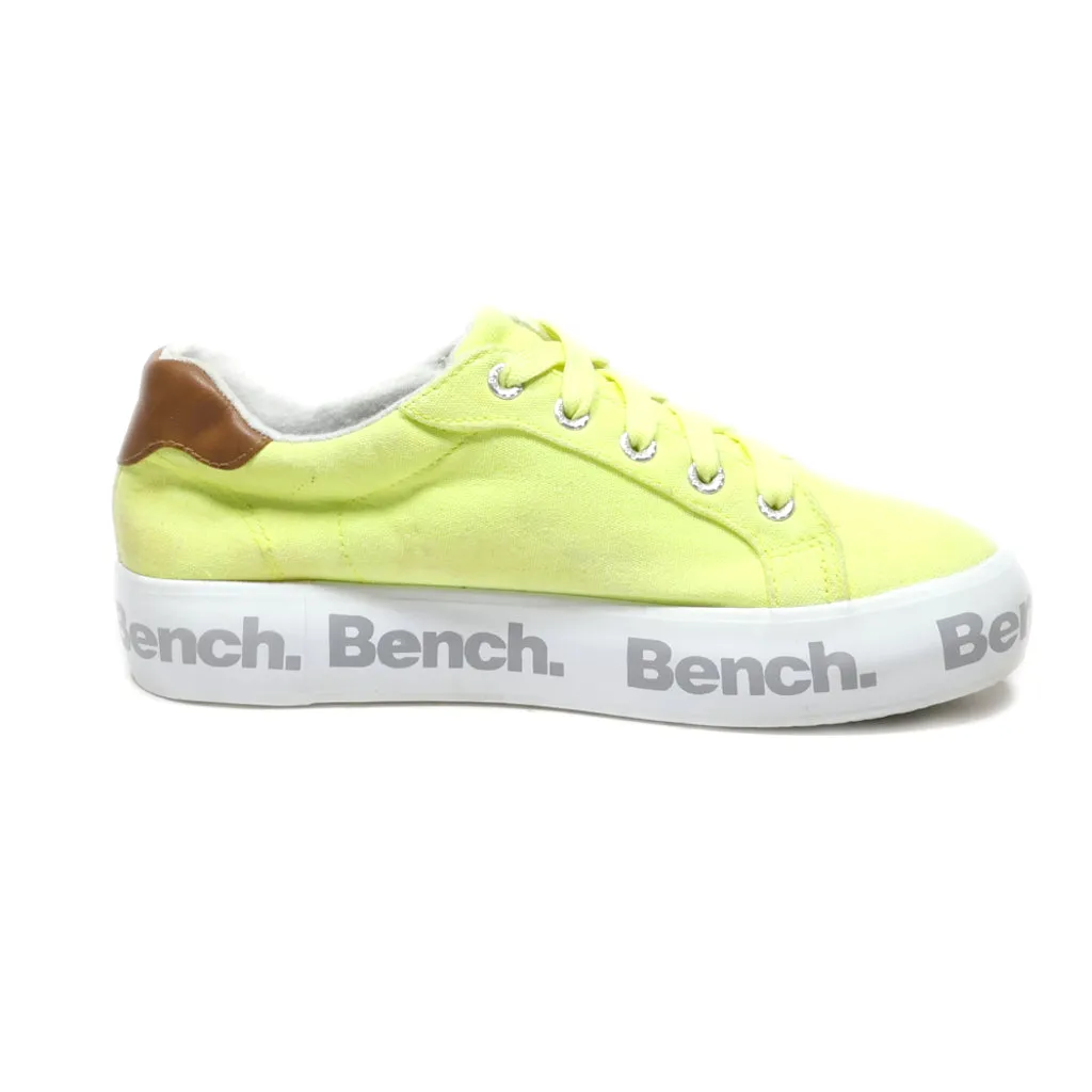 Bench. Low-Top Sneakers Fabric Yellow Colour For Women