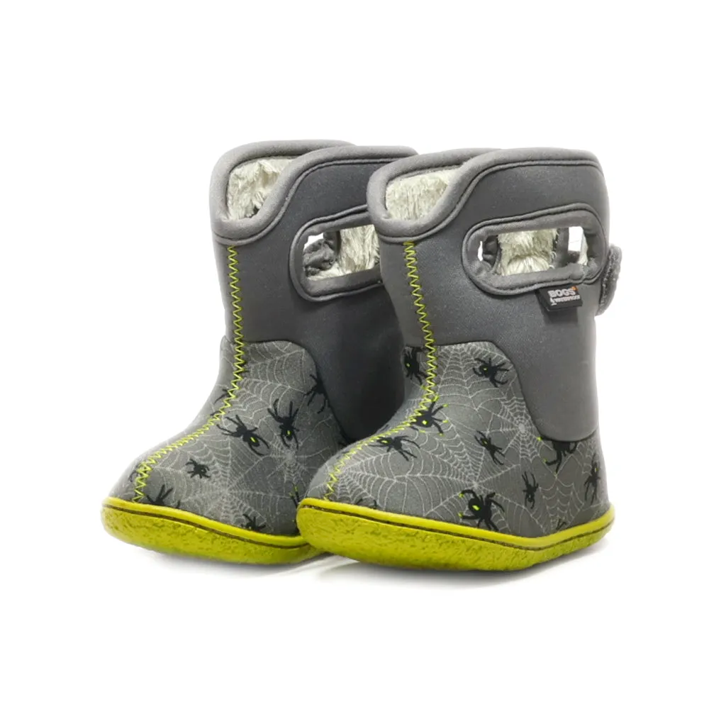 Bogs Walkers Fabric Grey Colour For Kids