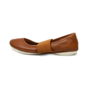 Camper Girl Ballerinas Leather Brown Colour For Women