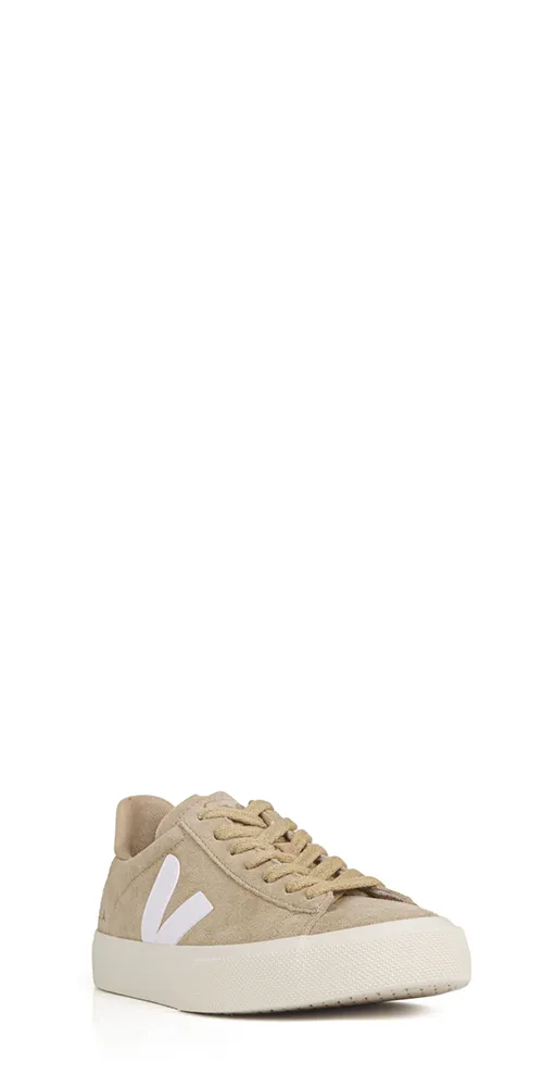 Campo Sneakers Suede Dune White