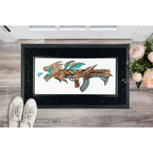Dragon Gun Sublimation Heavy Duty Door Mat