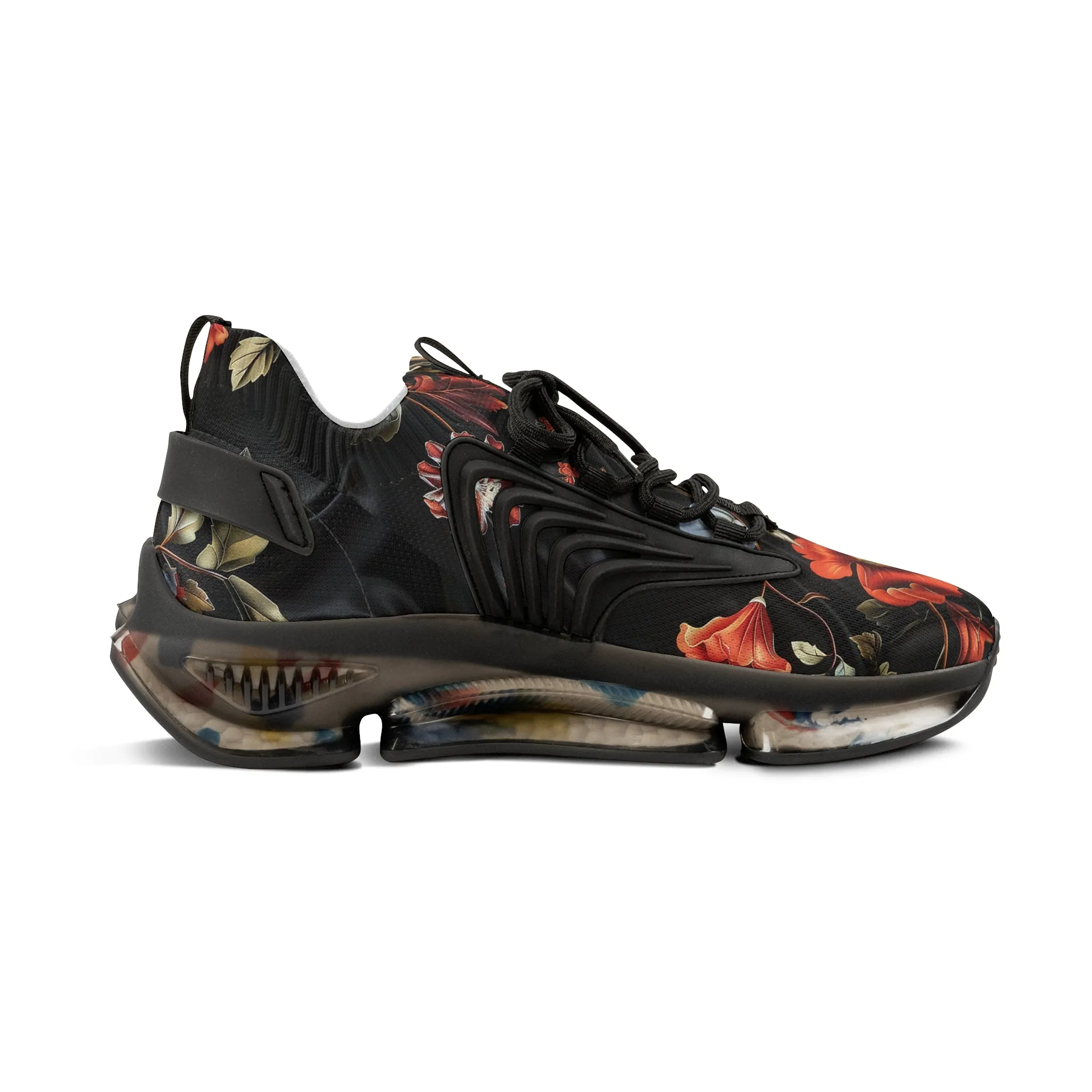 Flower Design  -  Men's Mesh Sneakers - China Only