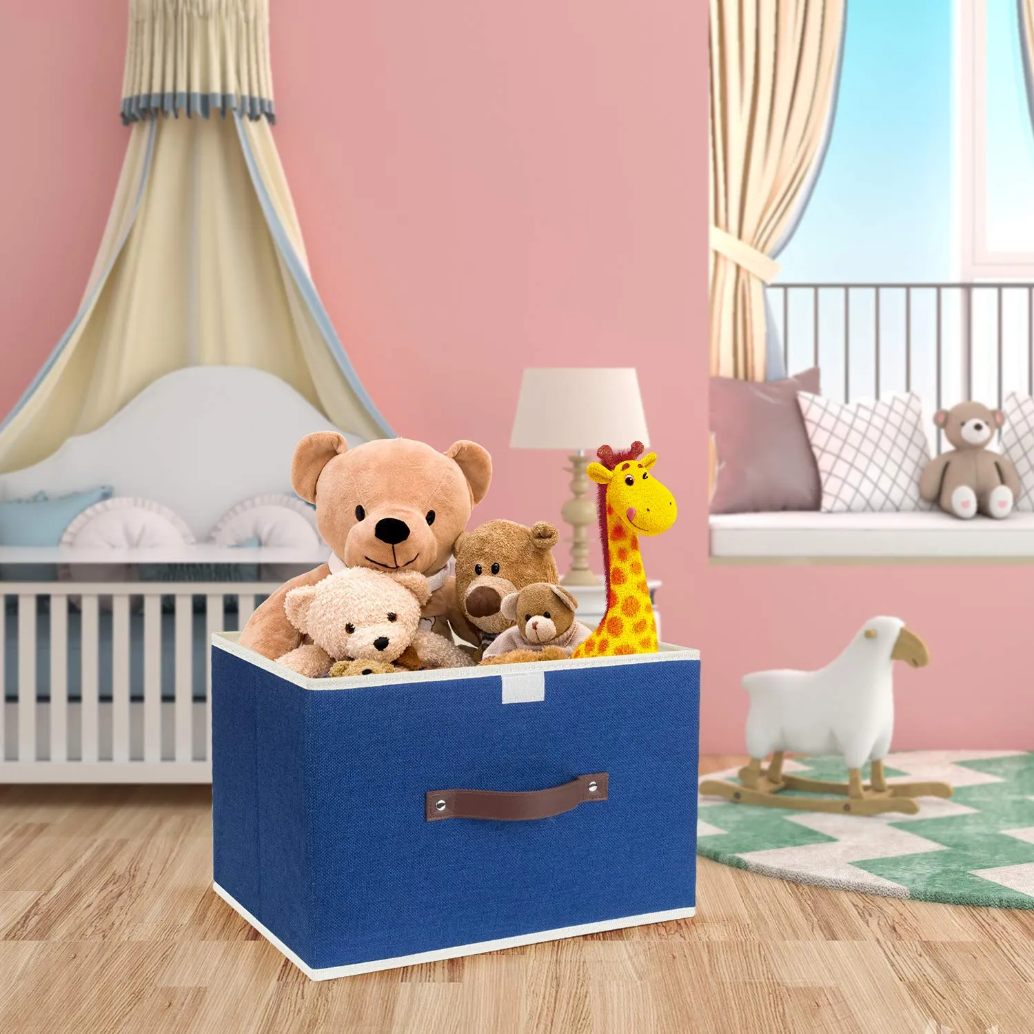 Foldable Storage Boxes with Lid (38*25*25 cm)
