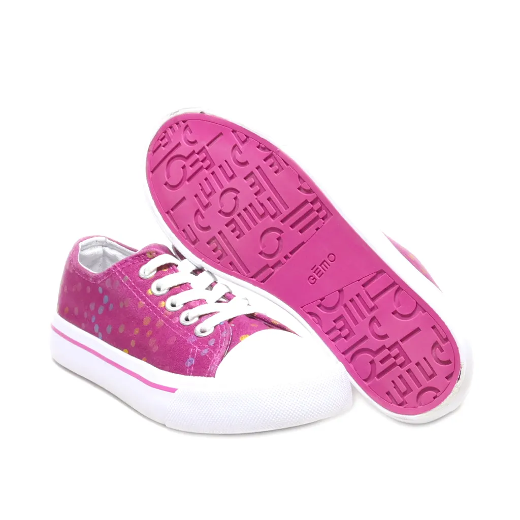 Gemo Sneakers Canvas Purple Colour For Kids