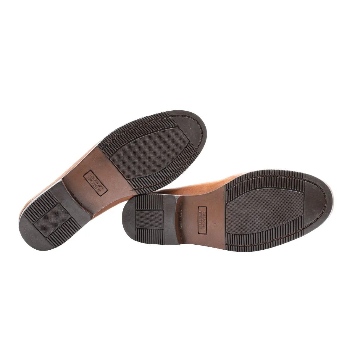 Giorgio Brutini Formal Slip Ons Leather Brown Colour For Men