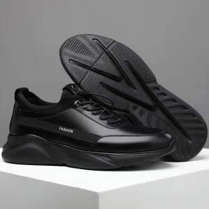 Hnzxzm Genuine Leather Men Shoes Outdoor Fashion Brand Quality Casual Shoes for Men Breathable Walk Shoes Men Fashion Sneakers