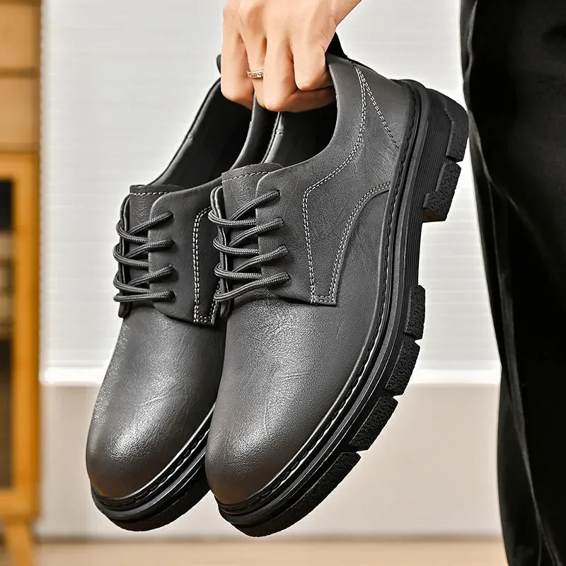 Hnzxzm Luxury Cow Leather Men's shoes High Quality Outdoor Work Business Shoes Italian Designer Casual Oxford Formal Shoes Men