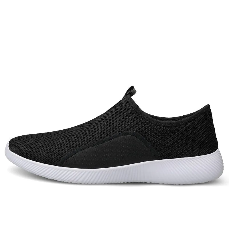 Hnzxzm Men's Casual Shoes Mesh Lightweight Breathable Sports Running Shoes Fashion Comfortable Walking Shoes for Man Flats Sneakers