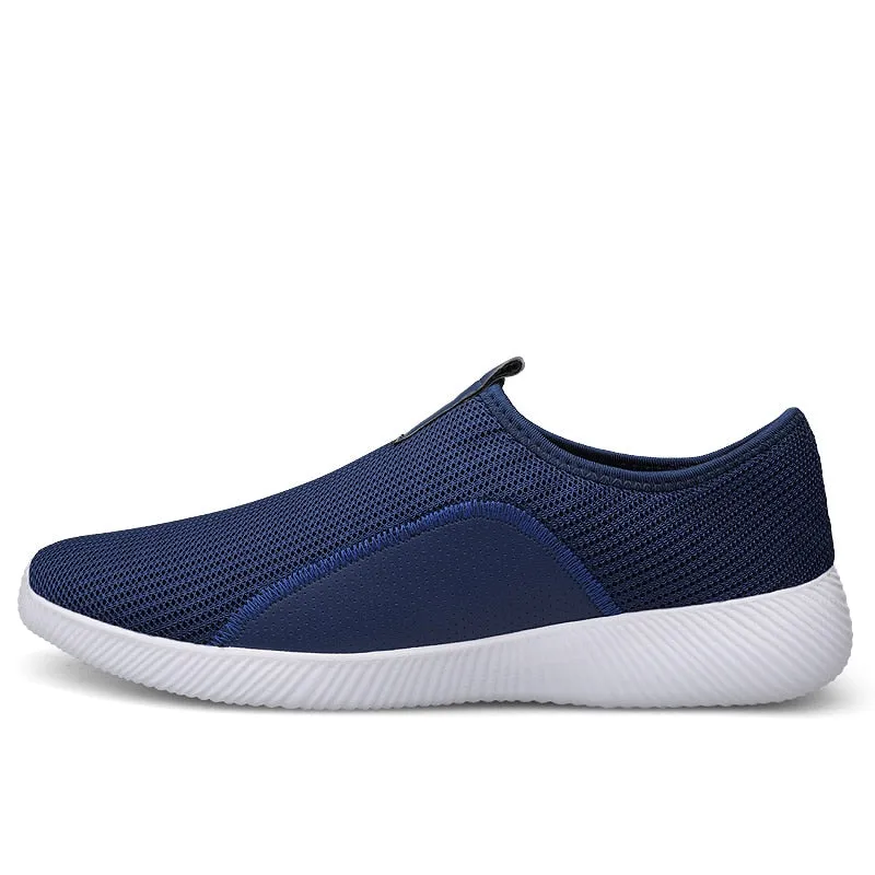 Hnzxzm Men's Casual Shoes Mesh Lightweight Breathable Sports Running Shoes Fashion Comfortable Walking Shoes for Man Flats Sneakers