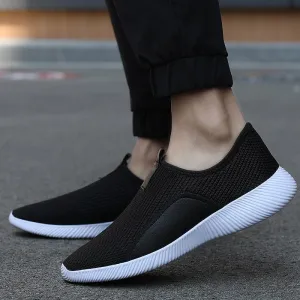 Hnzxzm Men's Casual Shoes Mesh Lightweight Breathable Sports Running Shoes Fashion Comfortable Walking Shoes for Man Flats Sneakers