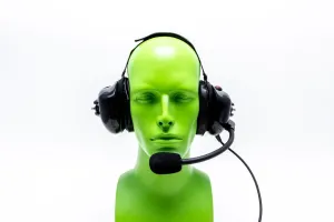 Impact Platinum Behind-the-Head Dual Speaker Heavy-Duty Headset for Two-Way Radio K1-PDM-1-NC