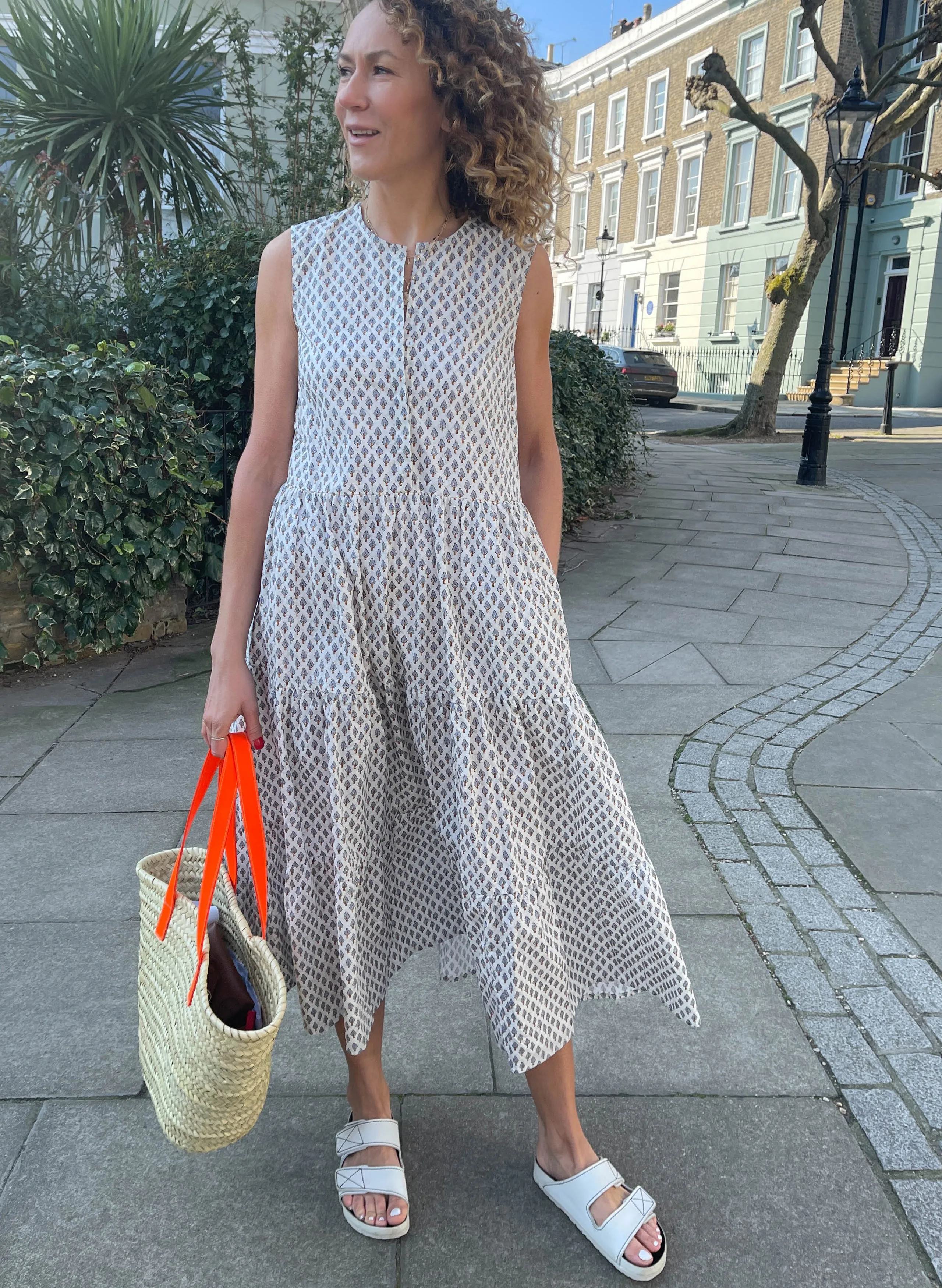 Kathleen Sleeveless Organic Dress