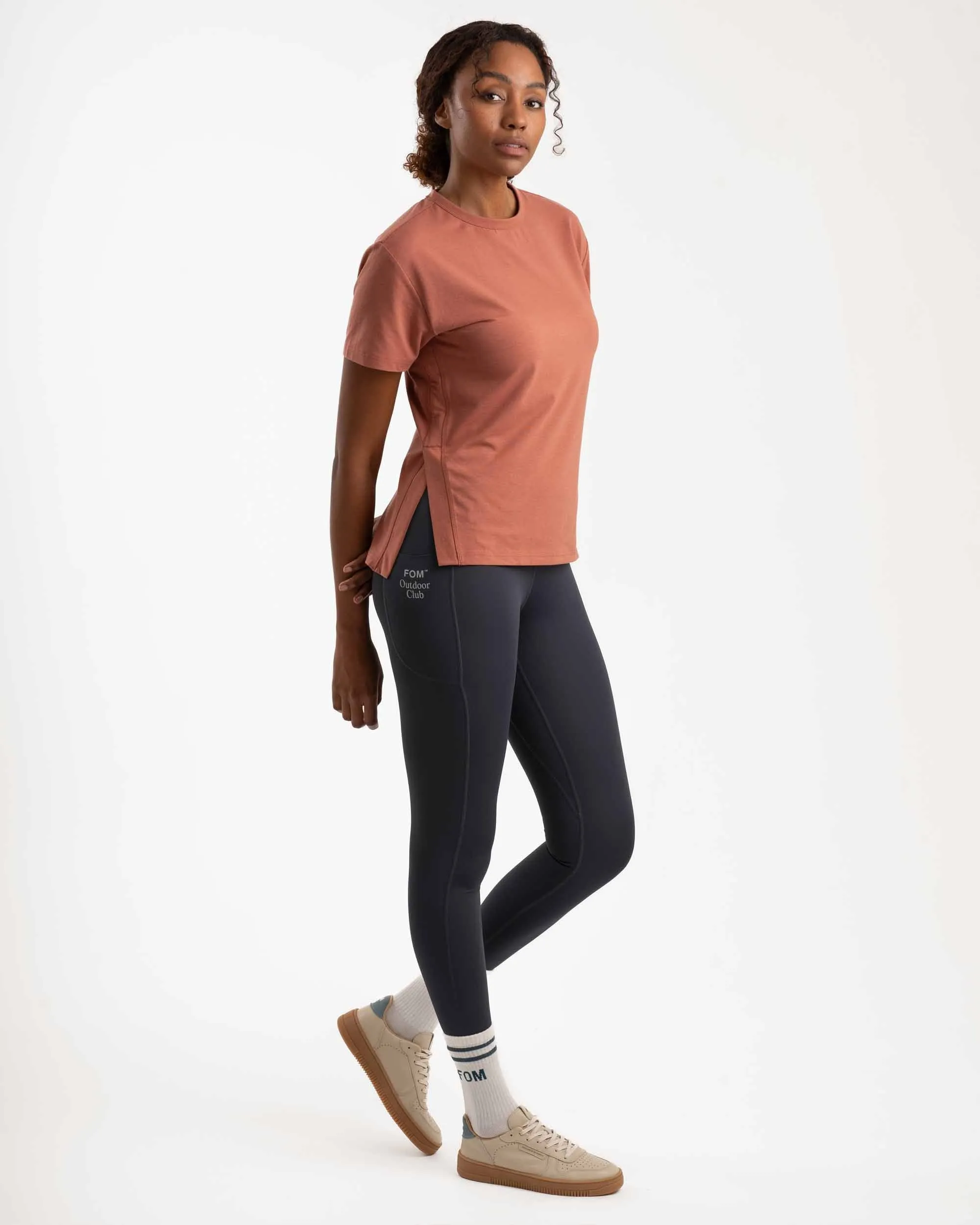 Ladies Versatile Outdoor Tee - Clay