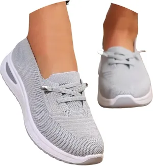 Orthopedic Shoes for Women, Women's Comfortable Walking Shoe Slip On Arch Support Non-Slip Sneakers Mesh Tennis Shoes