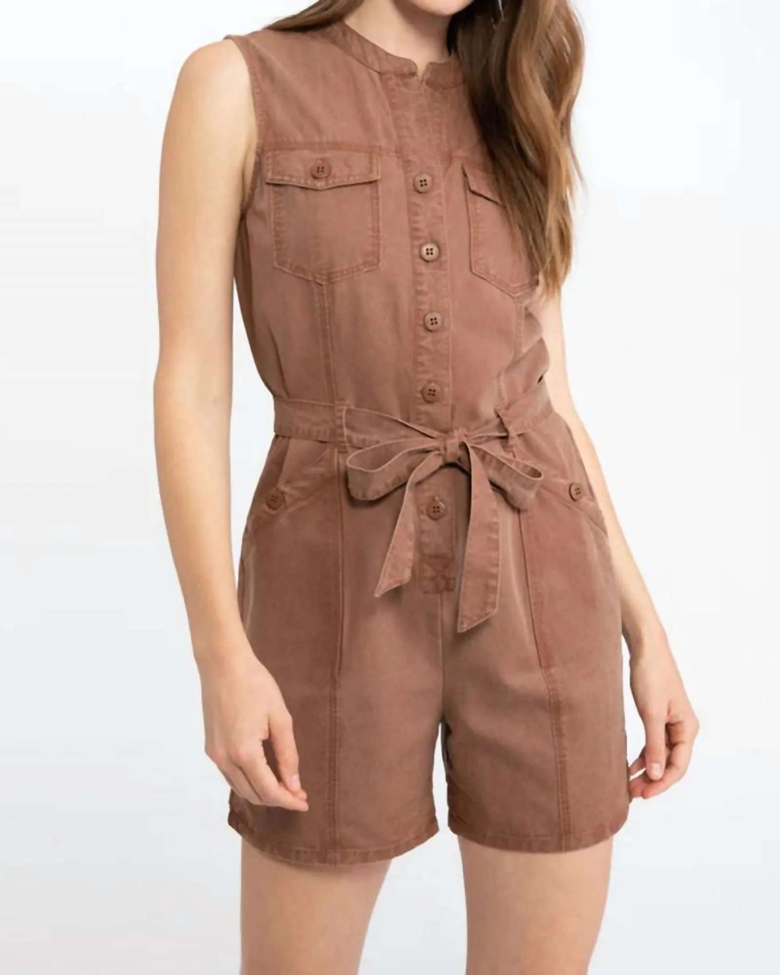 Sightseer Romper in Rattan | Rattan