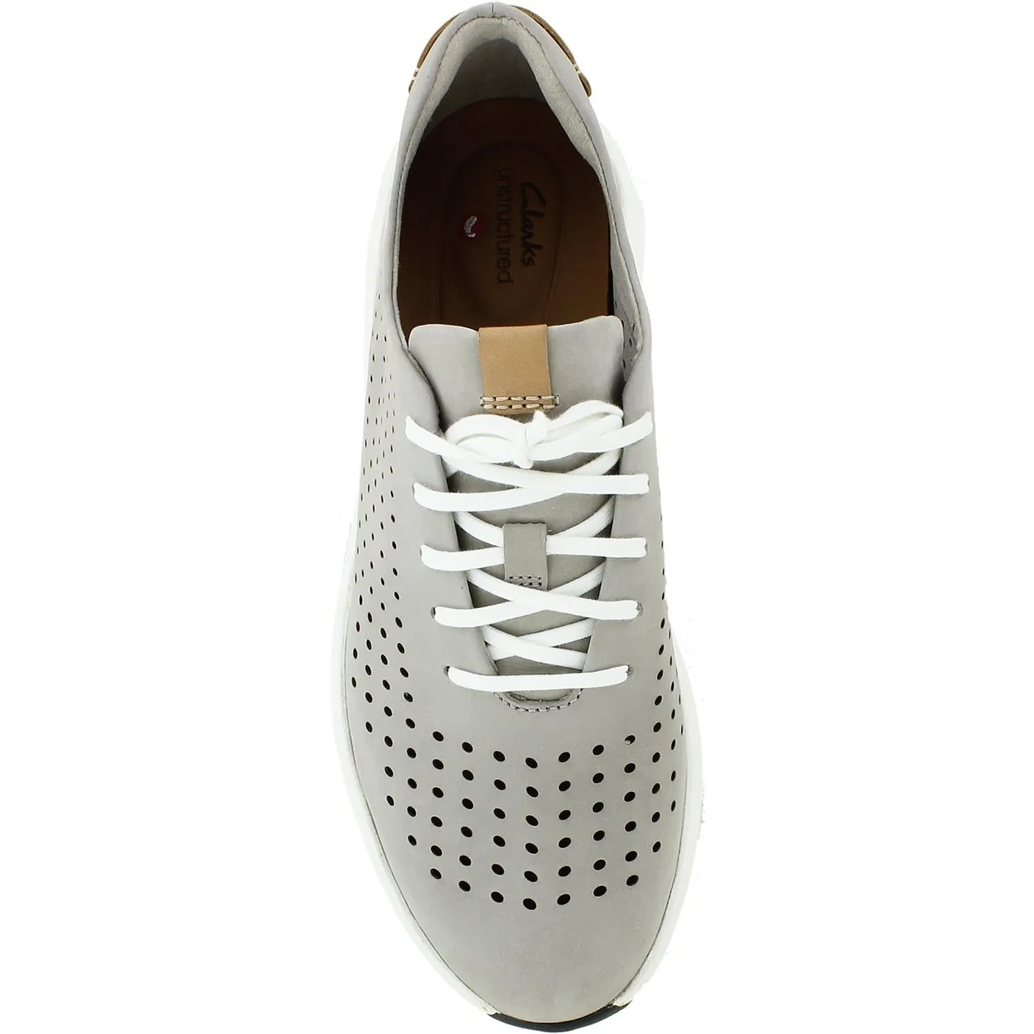 Women's Clarks Un Rio Tie Stone Nubuck